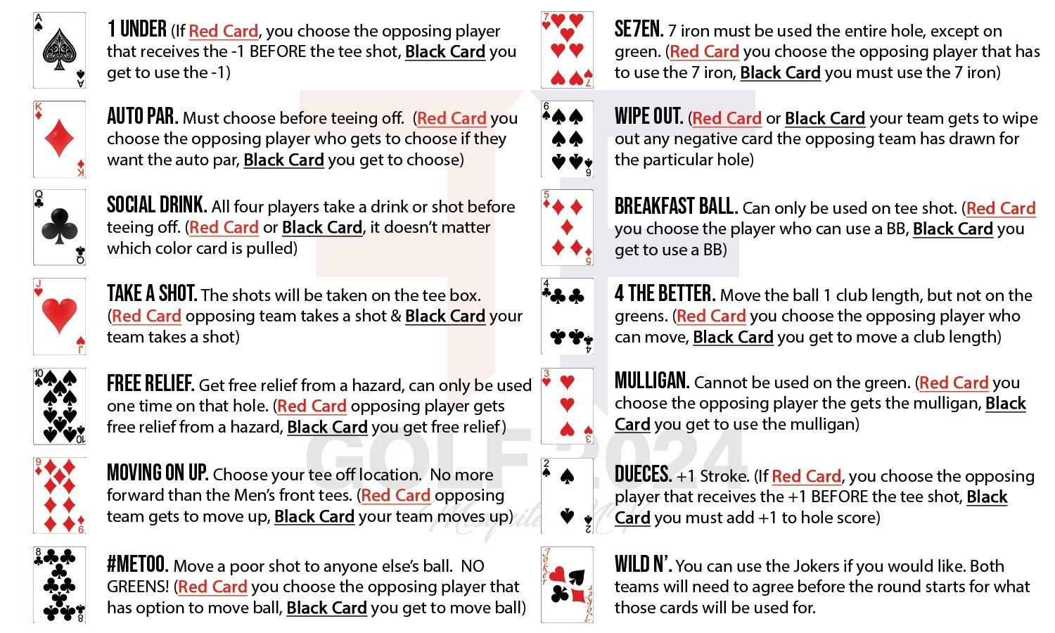 Bobby Flynn's Royal Flush - Back